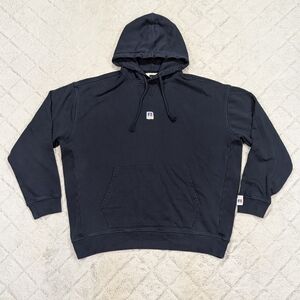 Hugo Boss Russell Athletic Hoodie Sweatshirt Mens XXL Blue Cotton Terry Safa 2